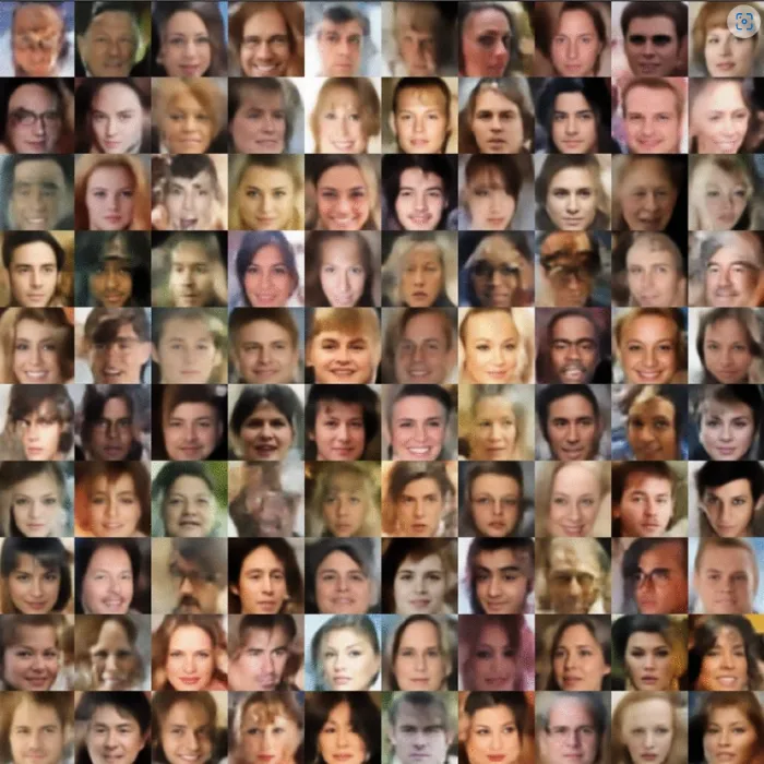 Images generated by VAE model