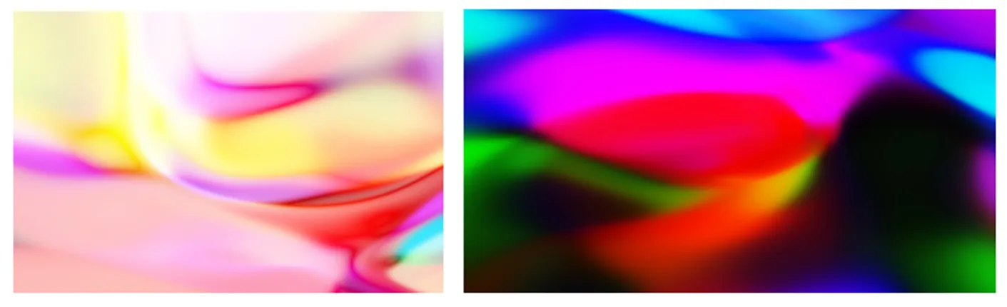 Some images generated with RGB color mode